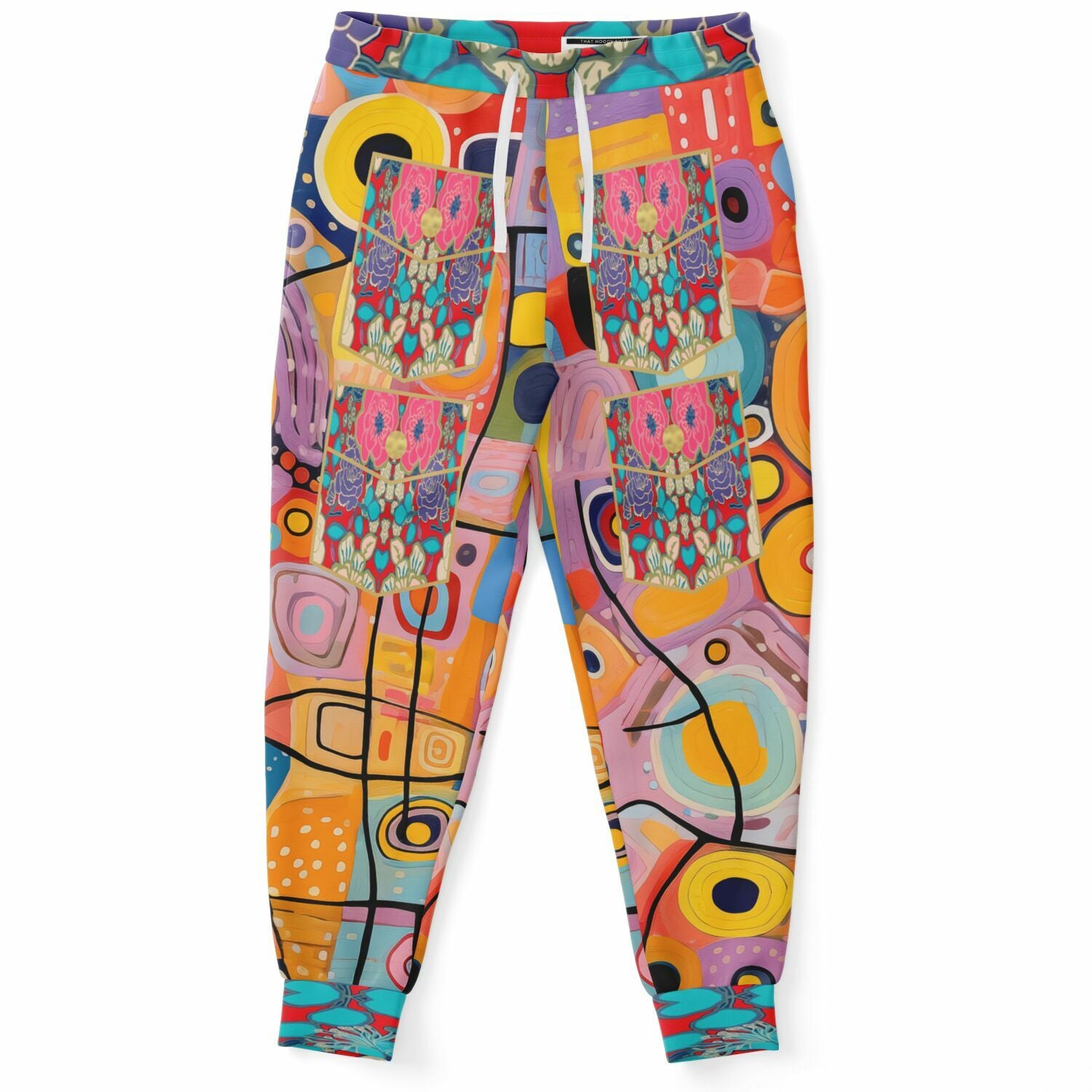 Rebel Yell Fantasia Patchwork Eco-Poly Unisex Joggers