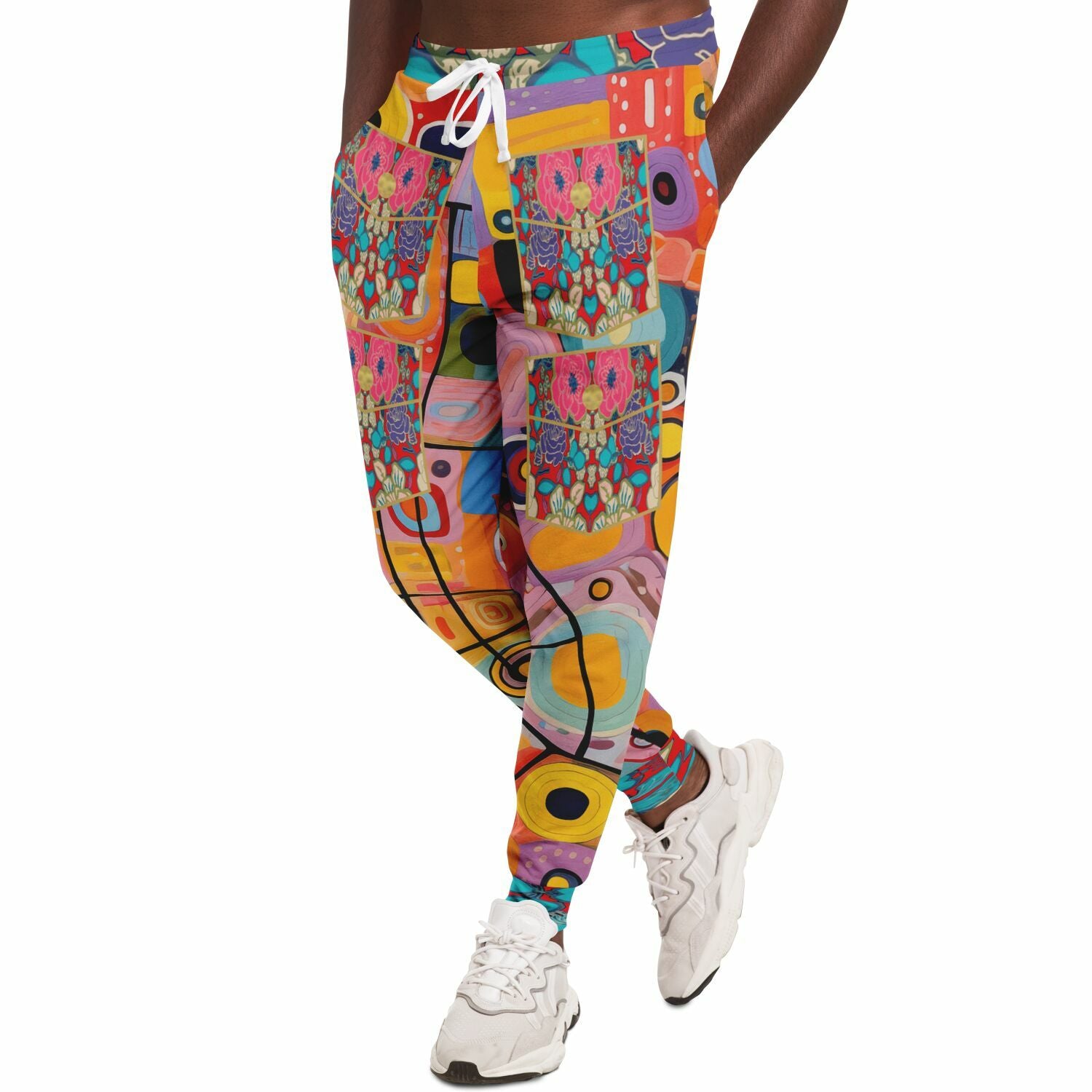 Rebel Yell Fantasia Patchwork Eco-Poly Unisex Joggers