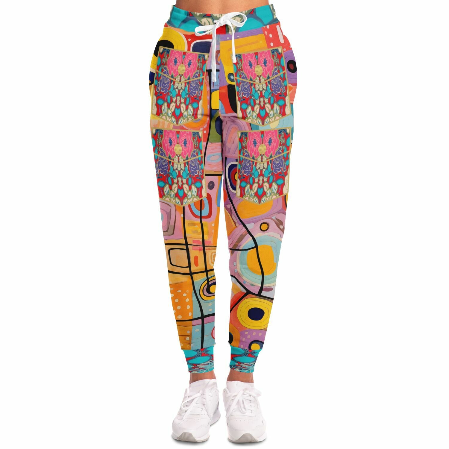 Rebel Yell Fantasia Patchwork Eco-Poly Unisex Joggers