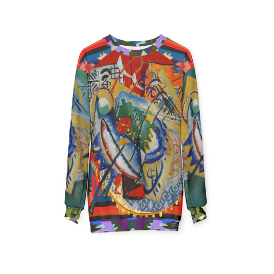 Red Oval on Gold and Denim Plate Unisex Sweatshirt (Gold Label)