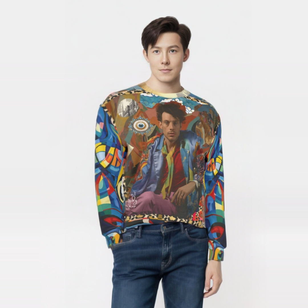 Iconic Male - Boy Romeo Abstract Art Unisex Sweatshirt