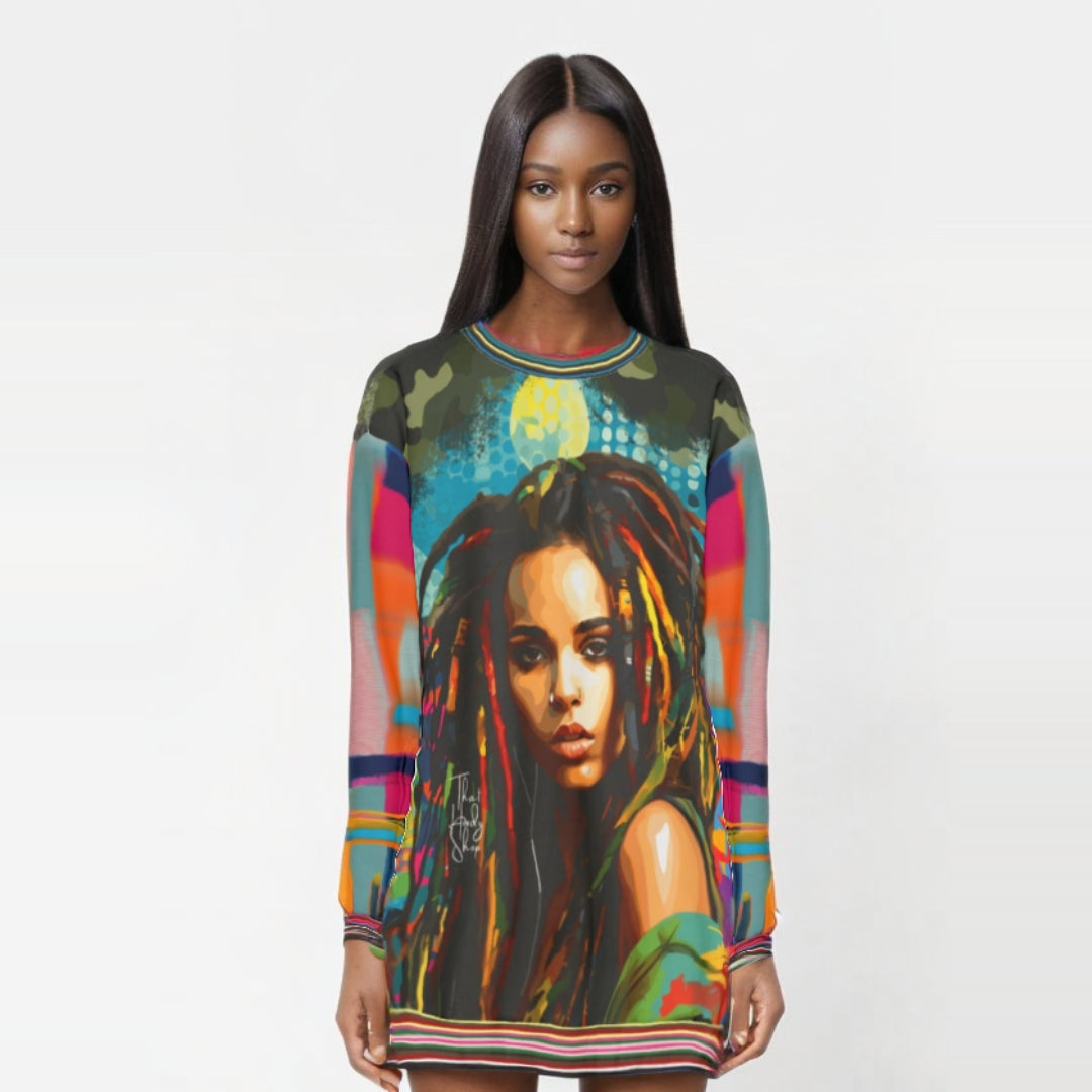 Jamaica Lies in Paradise Camo Colorblock Unisex Sweatshirt (Gold Label)