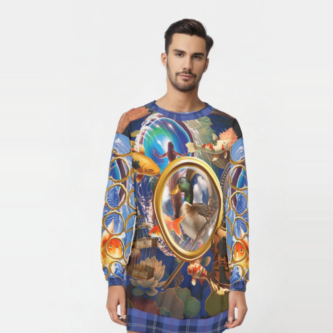 Portal to Other Worlds Art Nouveau Unisex Sweatshirt (Gold Label)