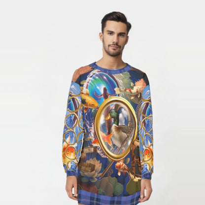 Portal to Other Worlds Art Nouveau Unisex Sweatshirt (Gold Label)