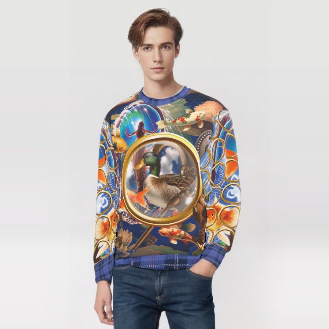 Portal to Other Worlds Art Nouveau Unisex Sweatshirt (Gold Label)