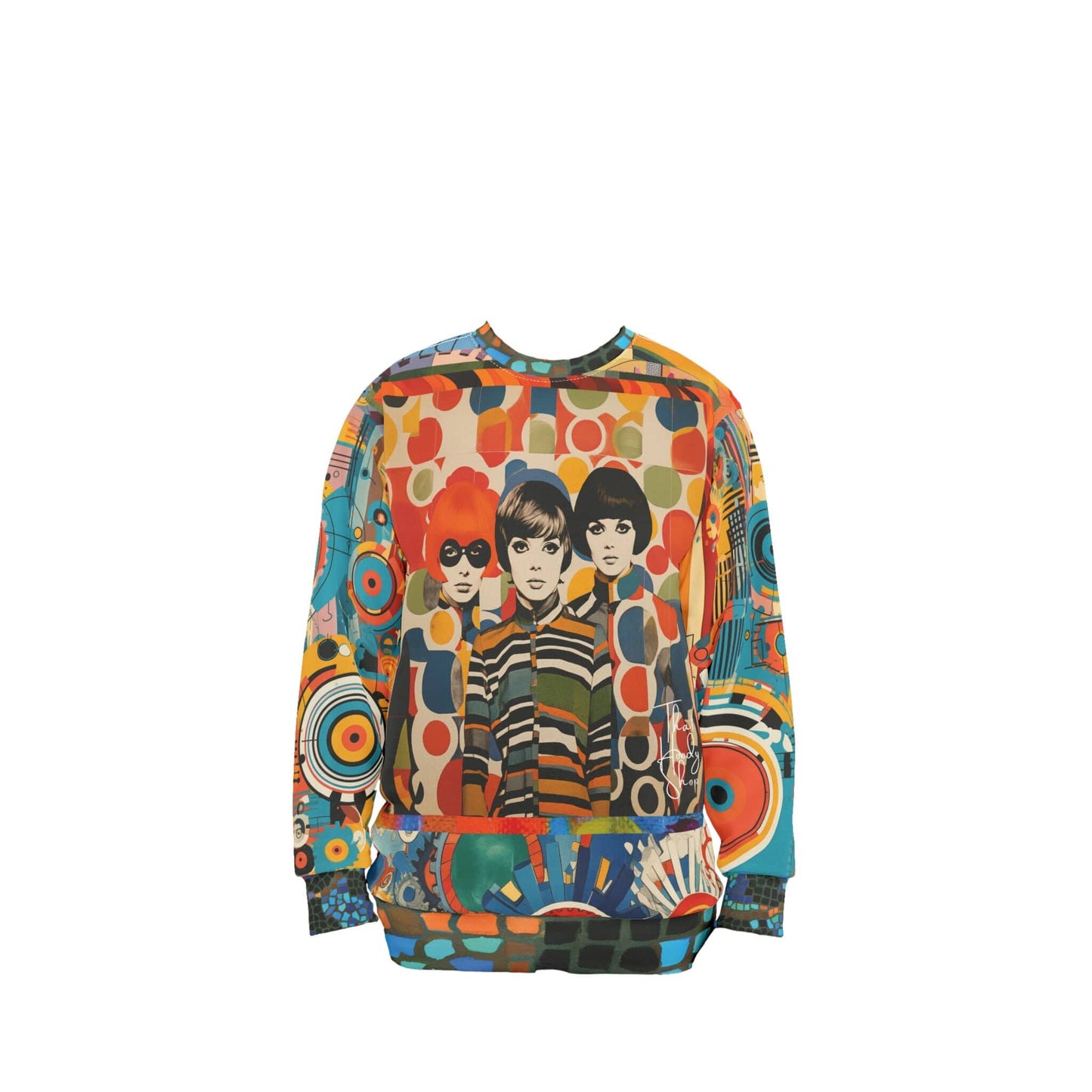 Keeping It Mod Pop Art Unisex Sweatshirt