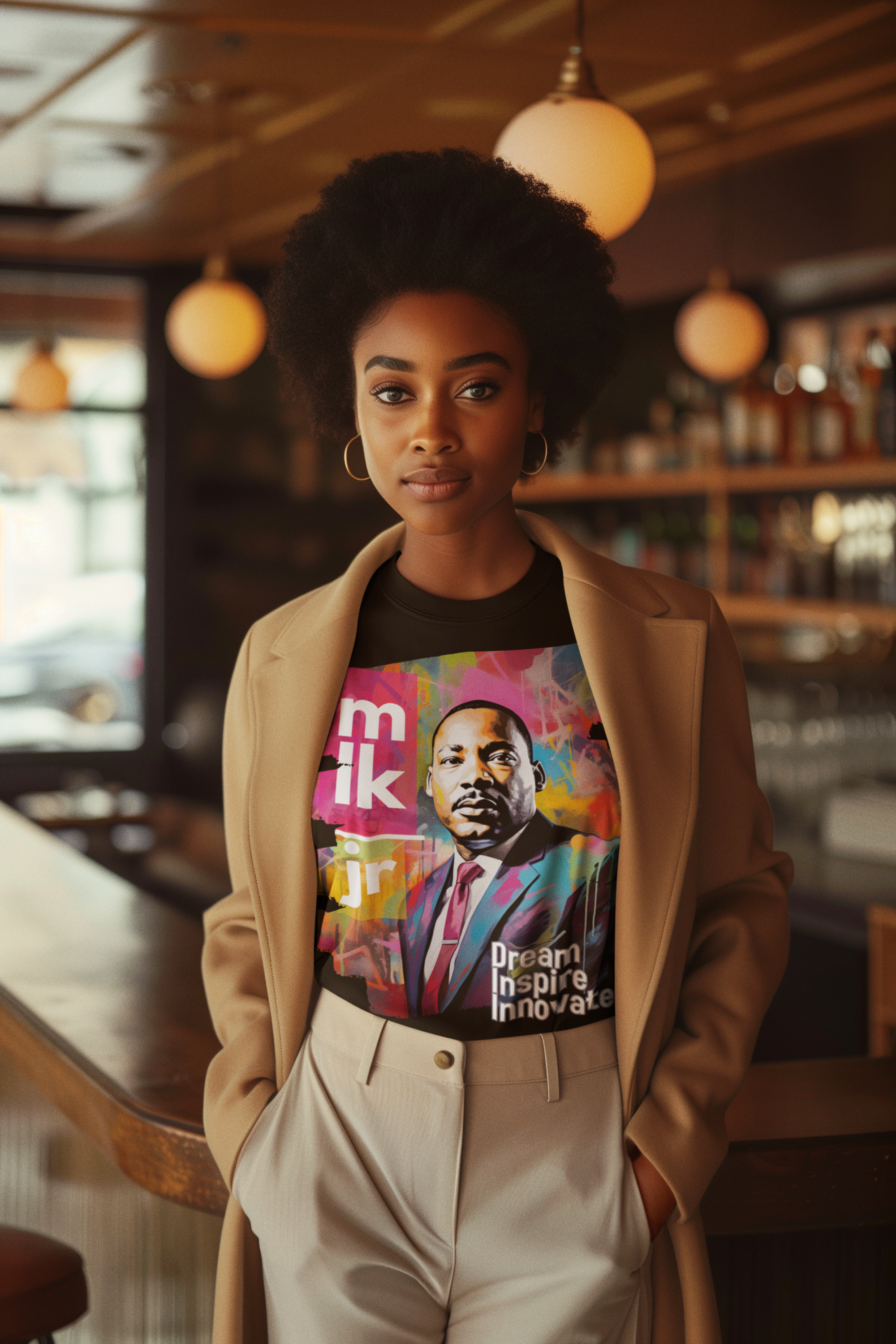 MLK Dream Inspire Innovate Unisex Premium T-shirt