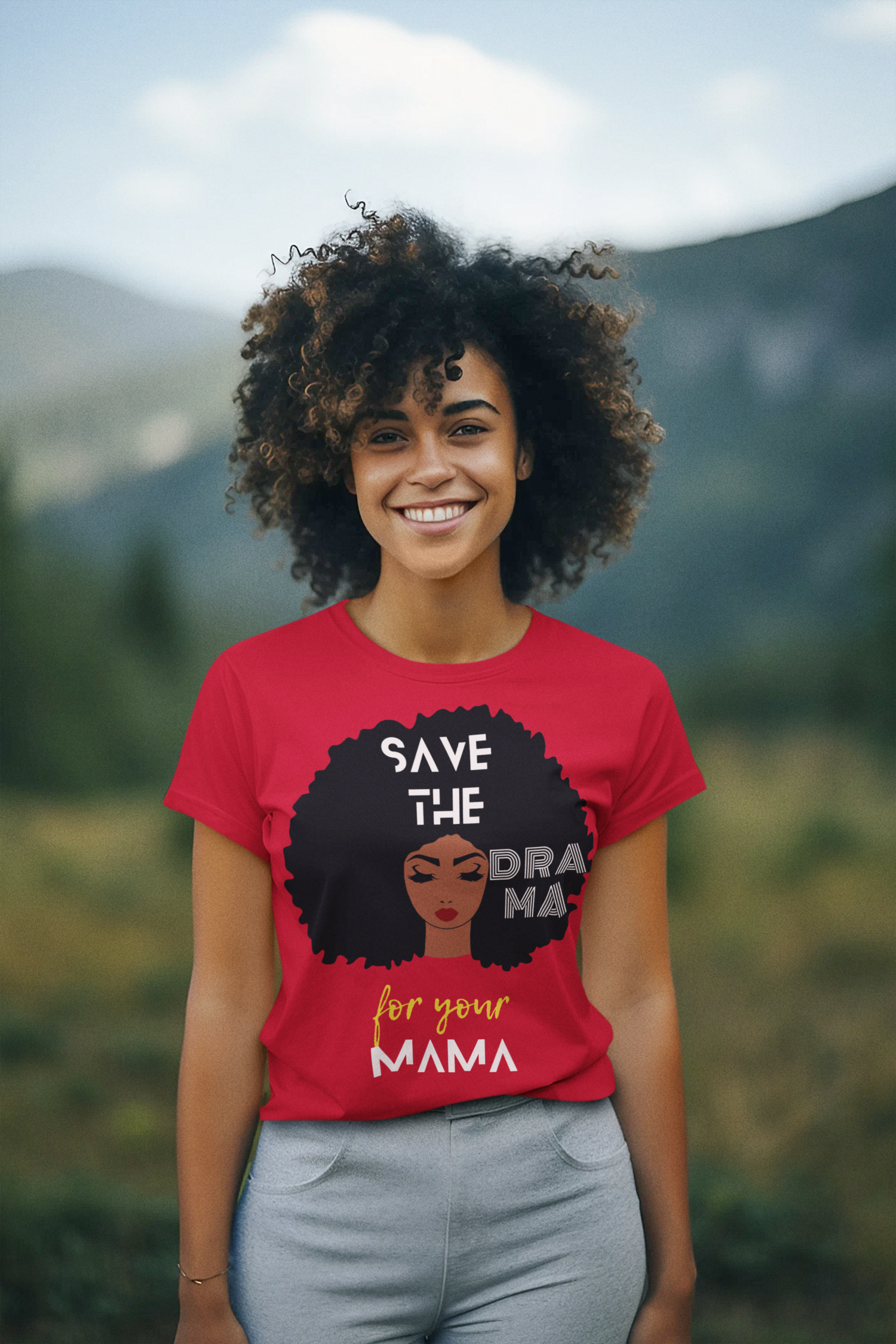 Save the Drama for Your Mama Unisex Short Sleeve Tee