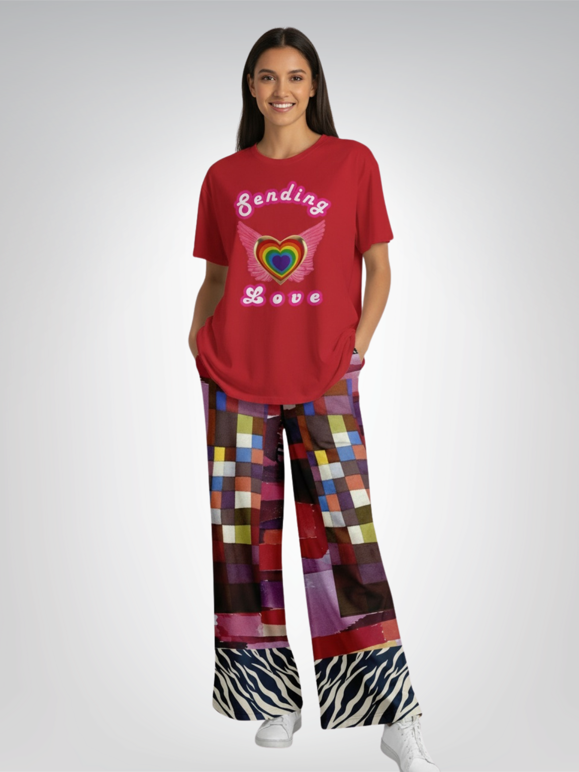 Sending Love Inspirational Heavyweight Unisex Tee