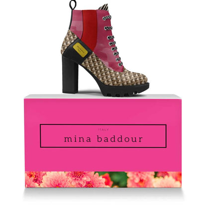 Mina Baddour Glory Be botines chukka dorados