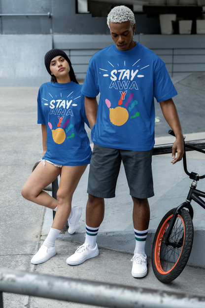 Stay Away Rainbow Hand Unisex Short Sleeve Tee