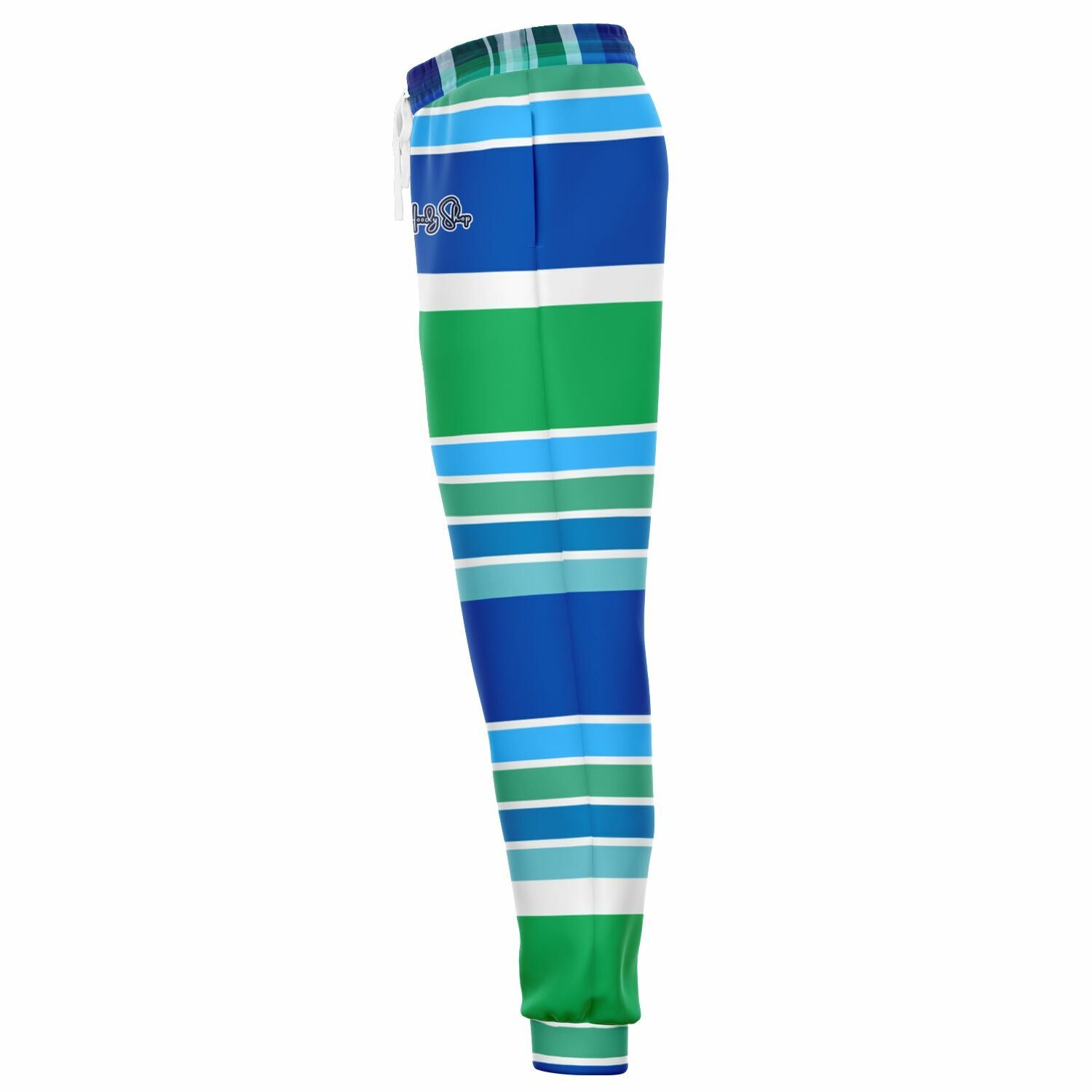 Stay Fresh Blue Marine Stripe Eco-Poly Unisex Joggers