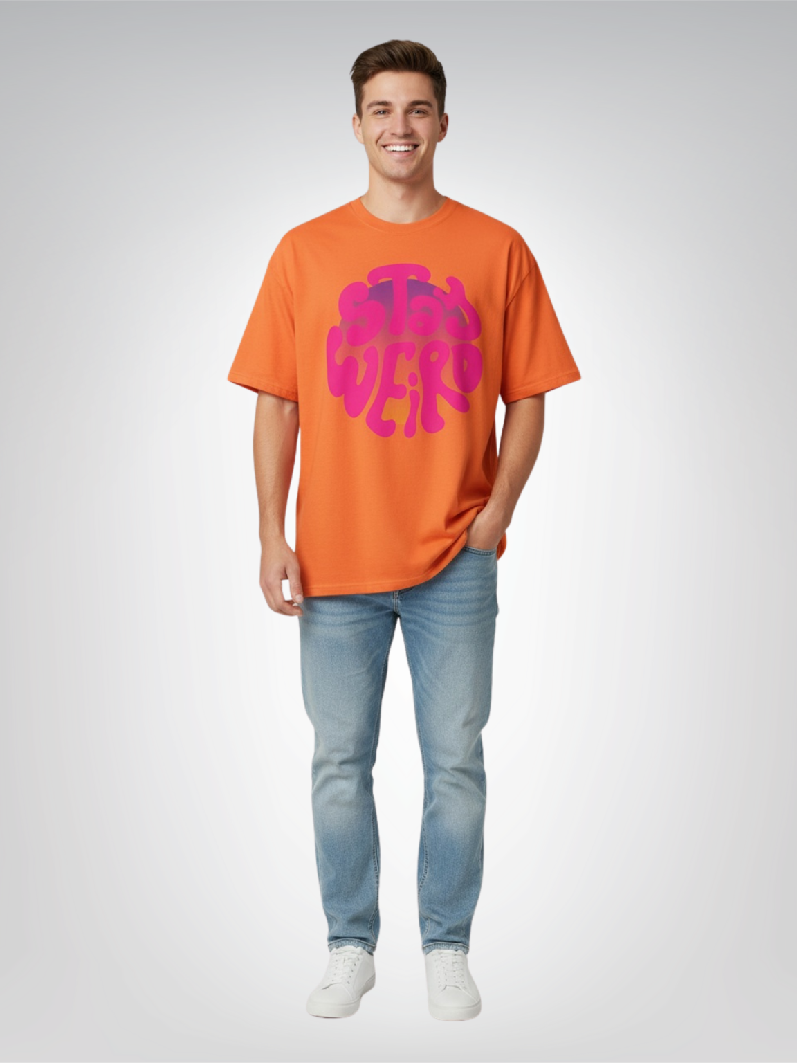 Stay WEIRD Heavyweight Unisex Tee