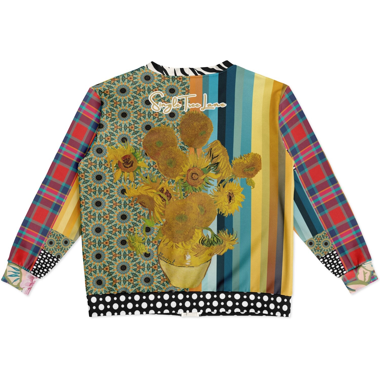 Sunflowers in My 1888 Van Gogh Duo Heavyweight Unisex Cardigan