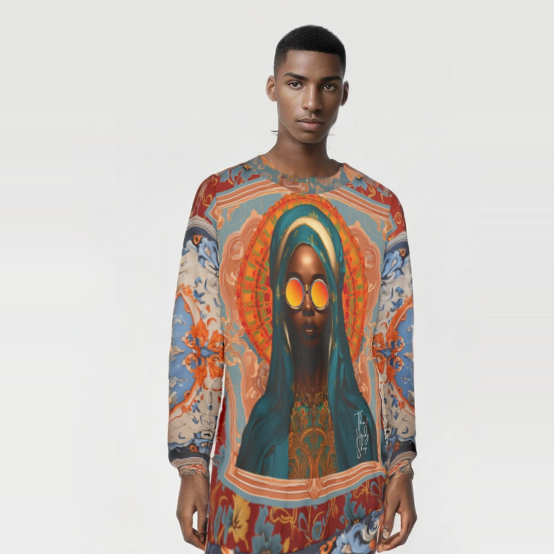 Supreme Black Madonna Pop Art Unisex Sweatshirt
