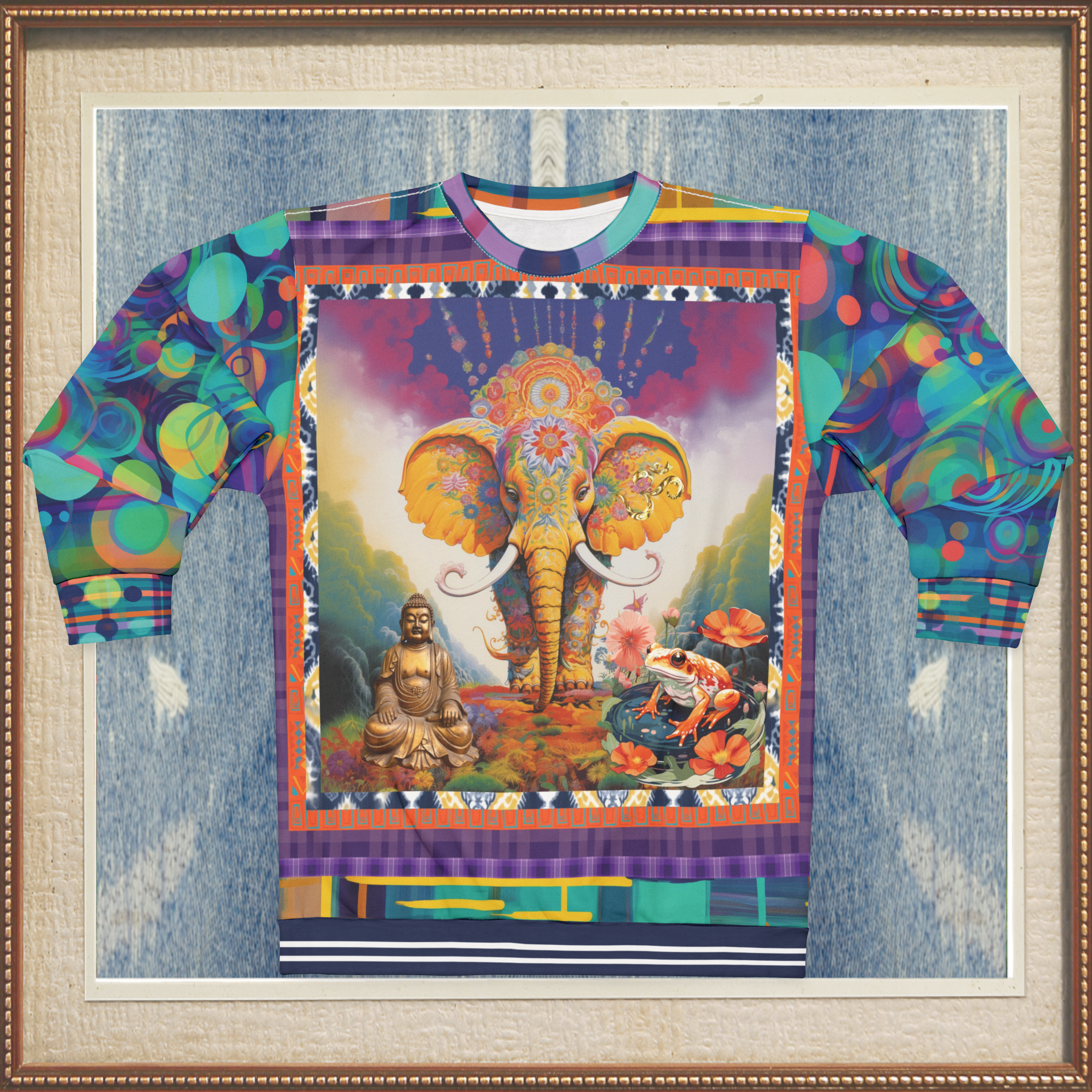 The Most Decorated Elephant Unisex Sweatshirt (Gold Label)