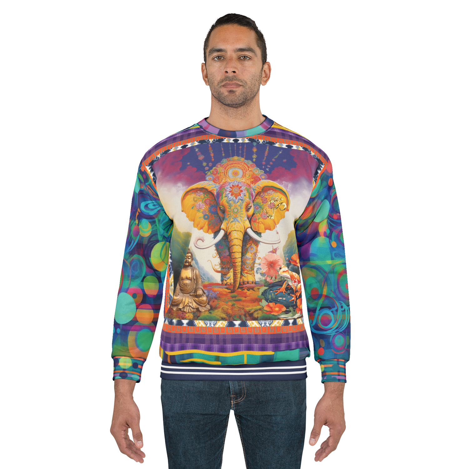 The Most Decorated Elephant Unisex Sweatshirt (Gold Label)