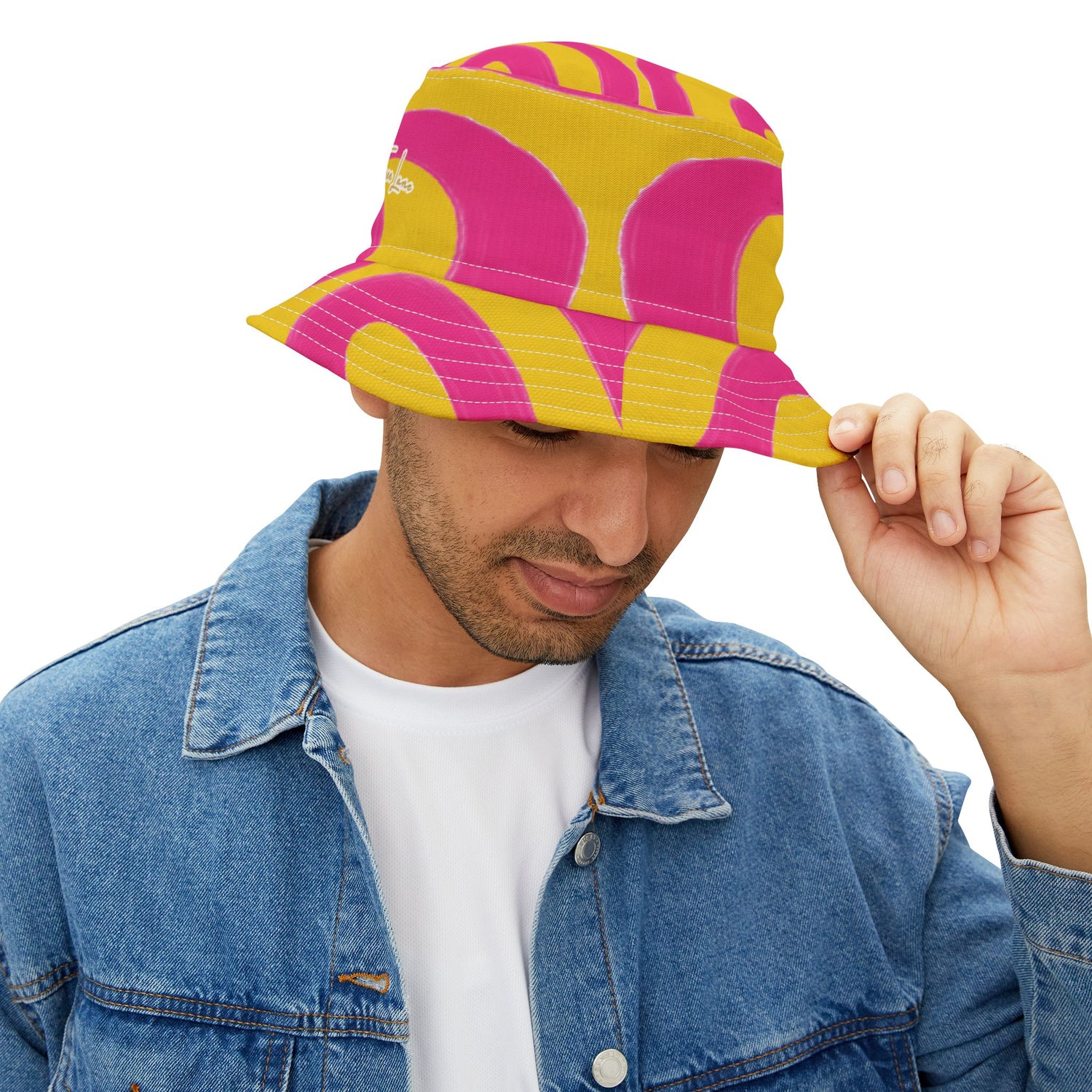 The Squiggly Wiggly Tie-Dye Vibrant Bucket Hat