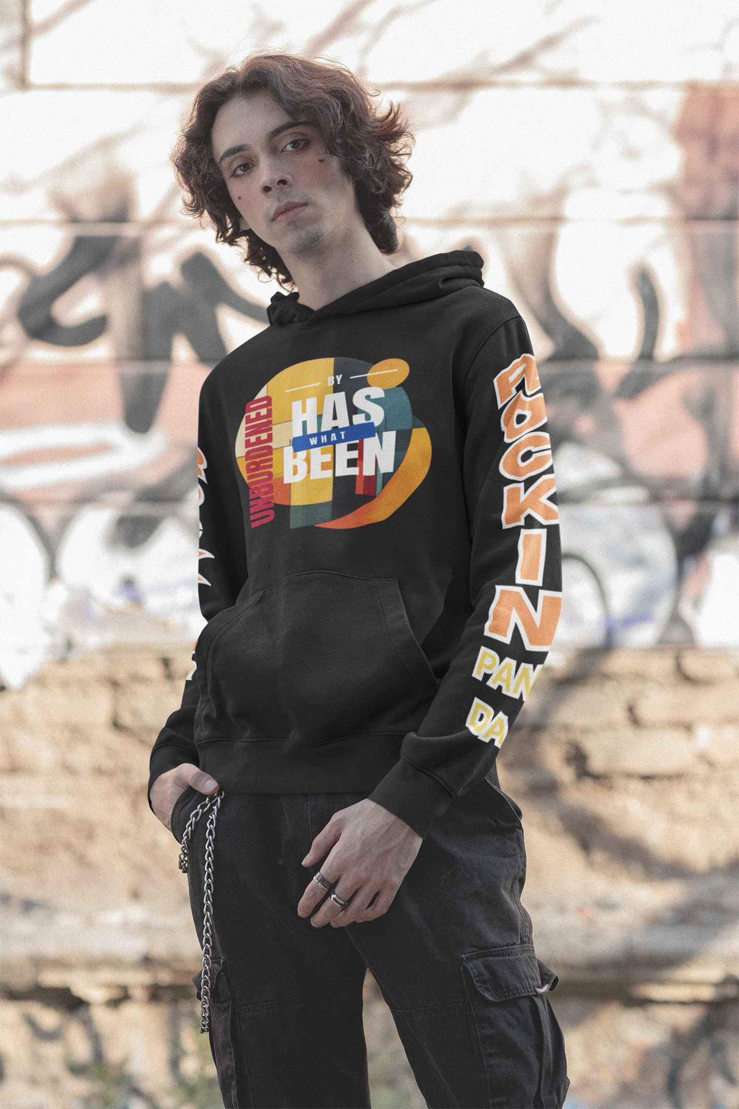 Unburdened by What Has Been Unisex Oversized Hoodie