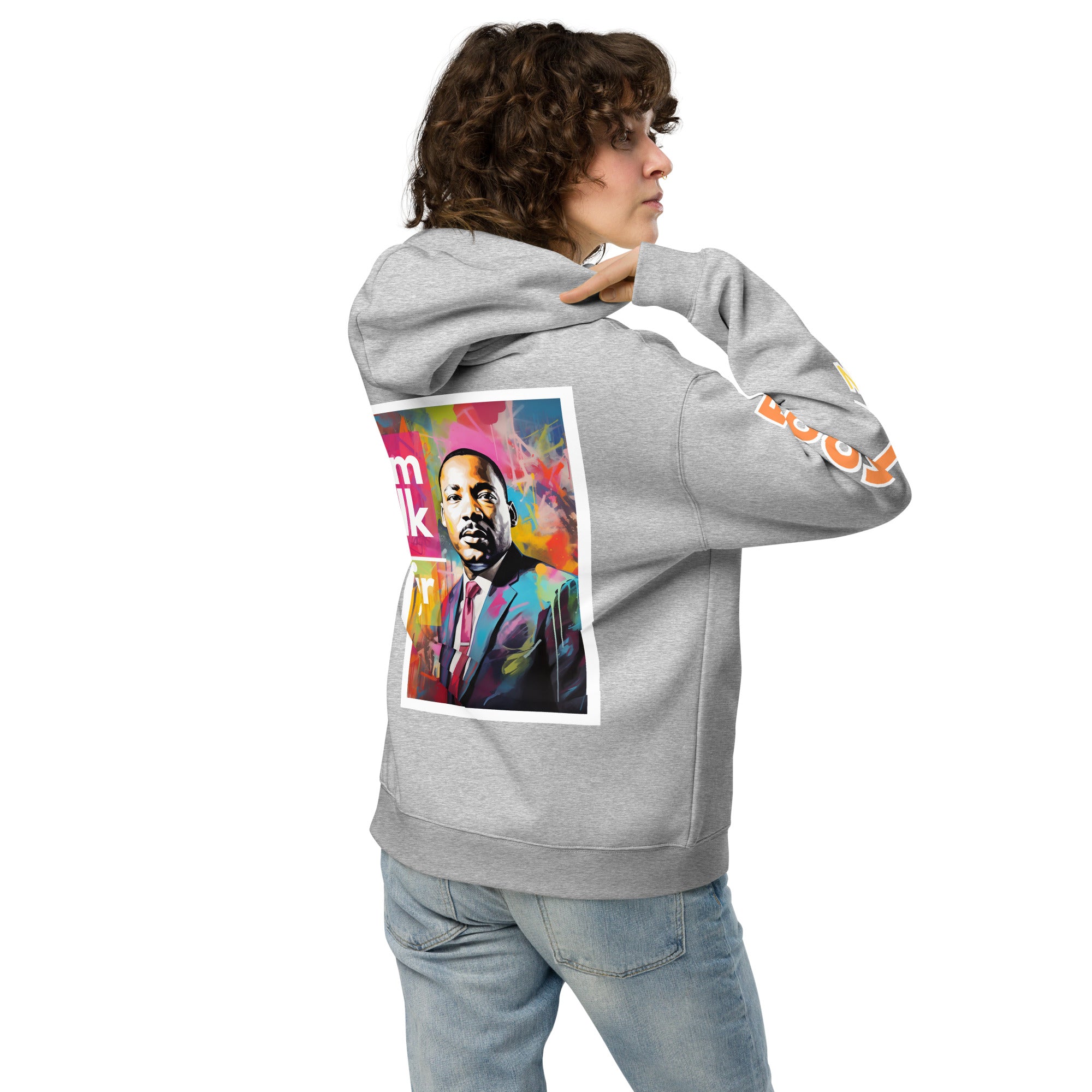 MLK Atlanta Cityscape Unisex Oversized Hoodie