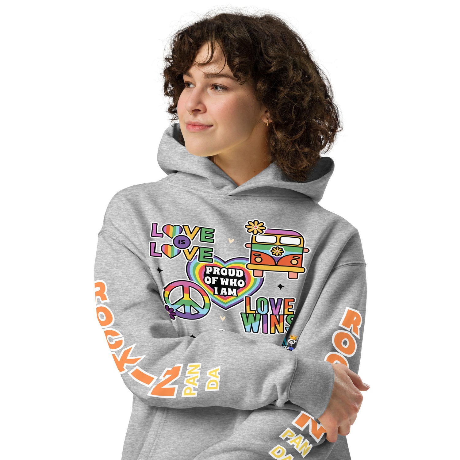 Born This Way Heavyweight Oversized Unisex Hoodie