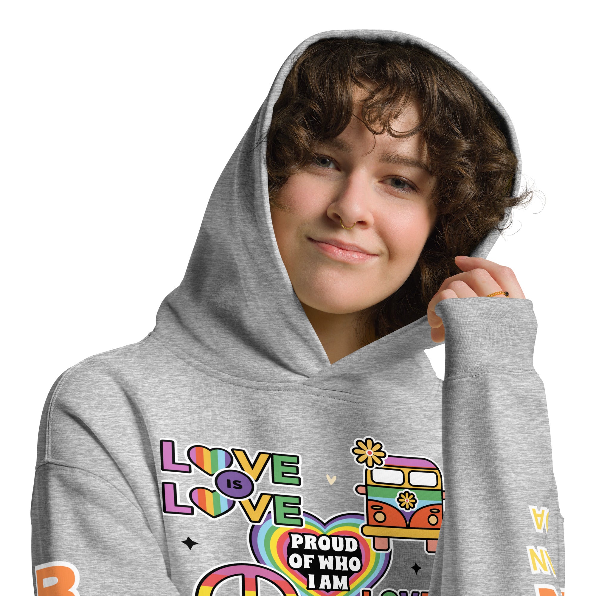 Born This Way Heavyweight Oversized Unisex Hoodie