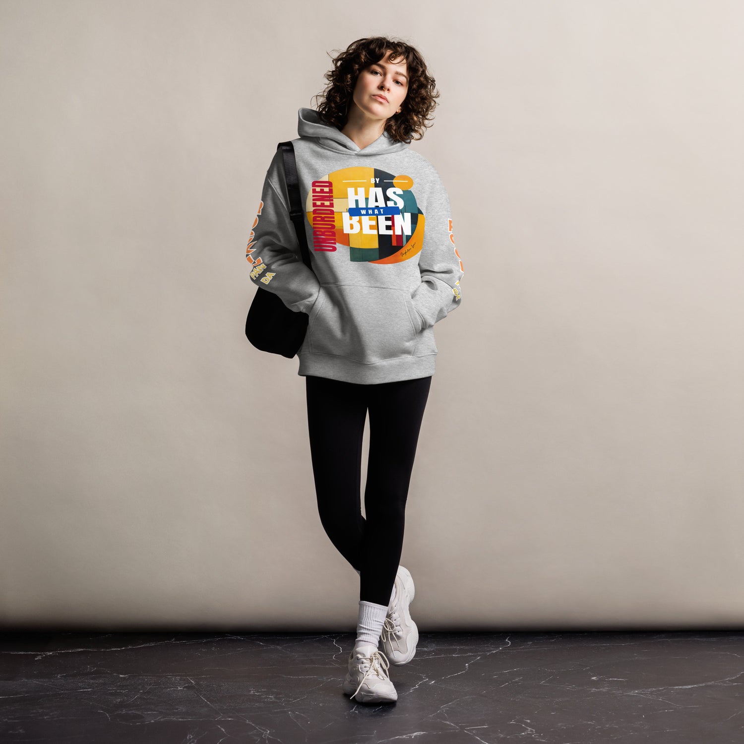 Unburdened by What Has Been Unisex Oversized Hoodie