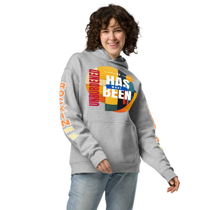 Unburdened by What Has Been Unisex Oversized Hoodie