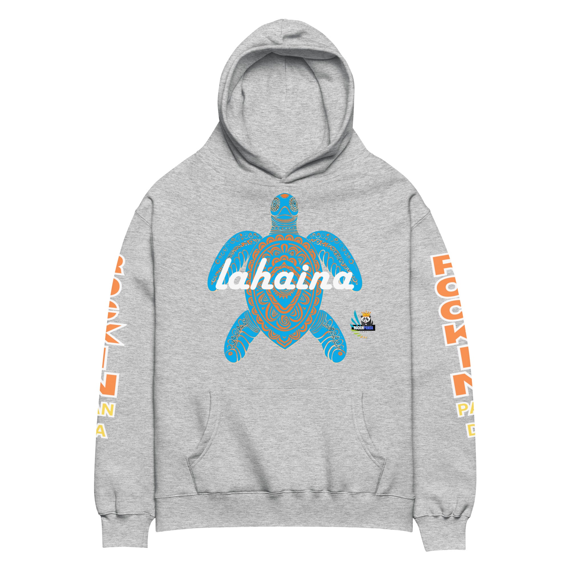 Free Lahaina Tribal Art Oversized Unisex Hoodie