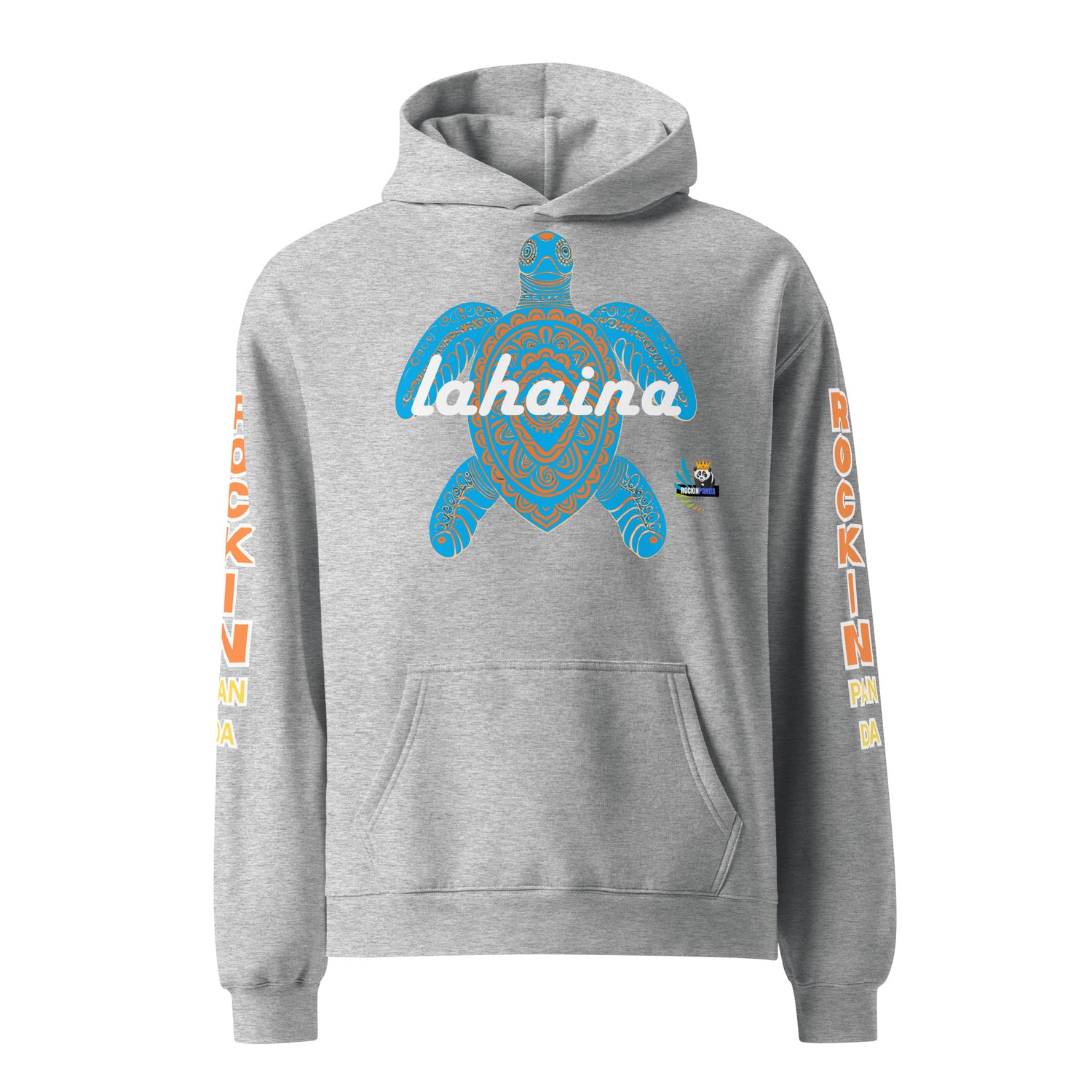 Free Lahaina Tribal Art Oversized Unisex Hoodie