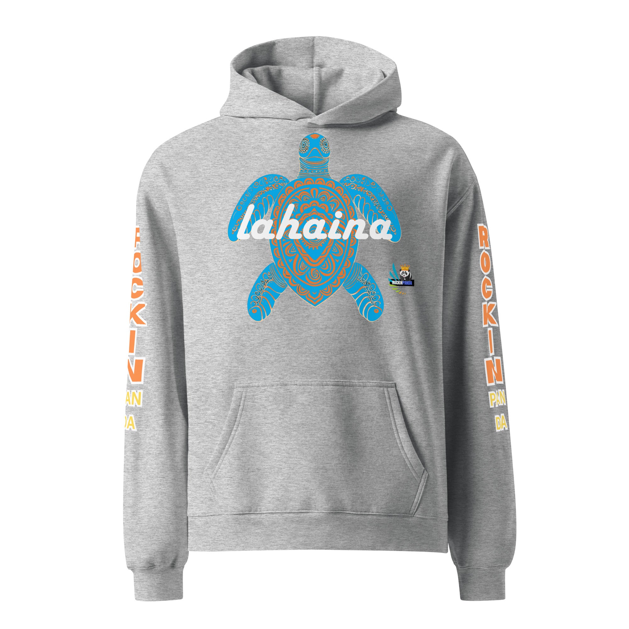 Free Lahaina Tribal Art Oversized Unisex Hoodie