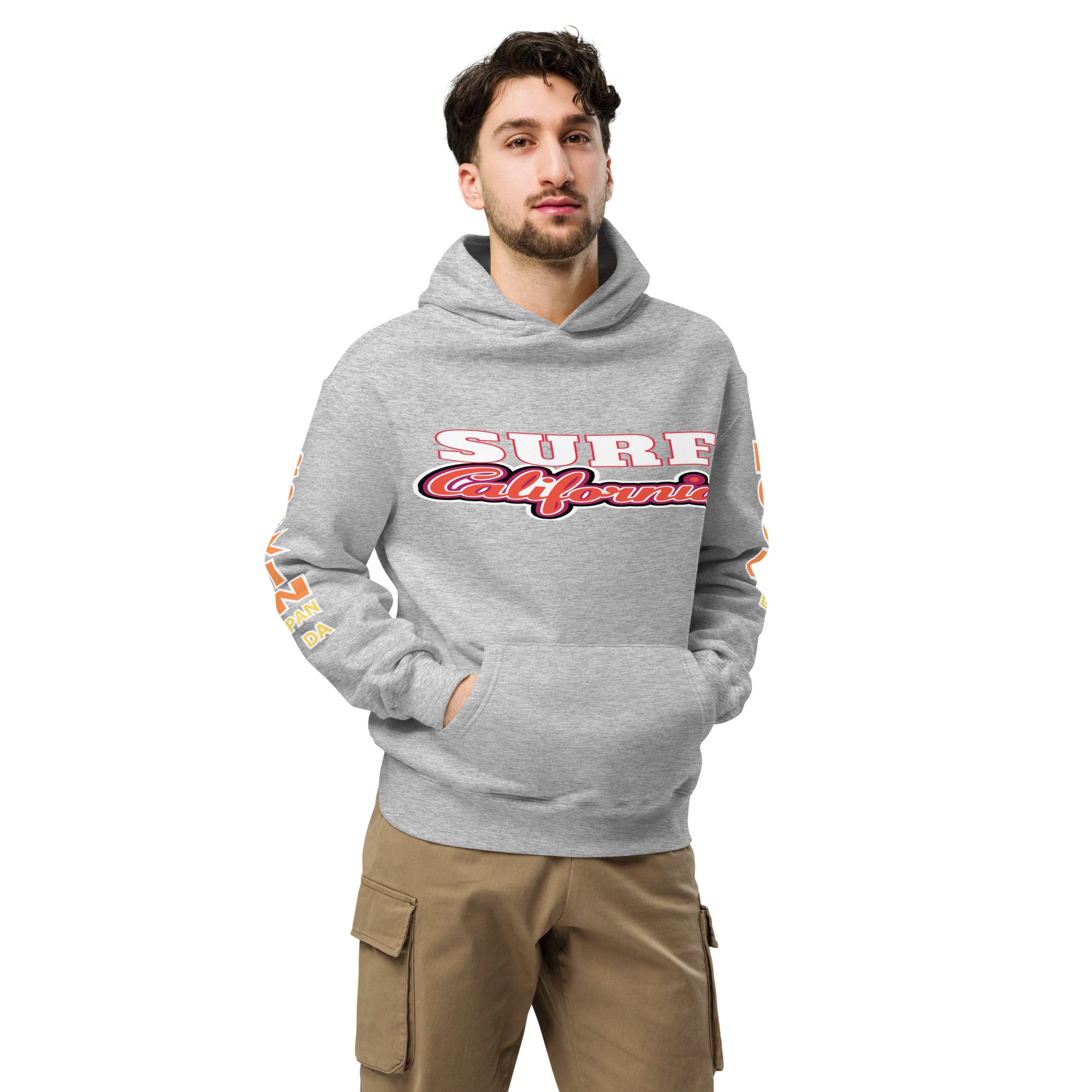 Surf California - Save the Beaches Oversized Unisex Hoodie