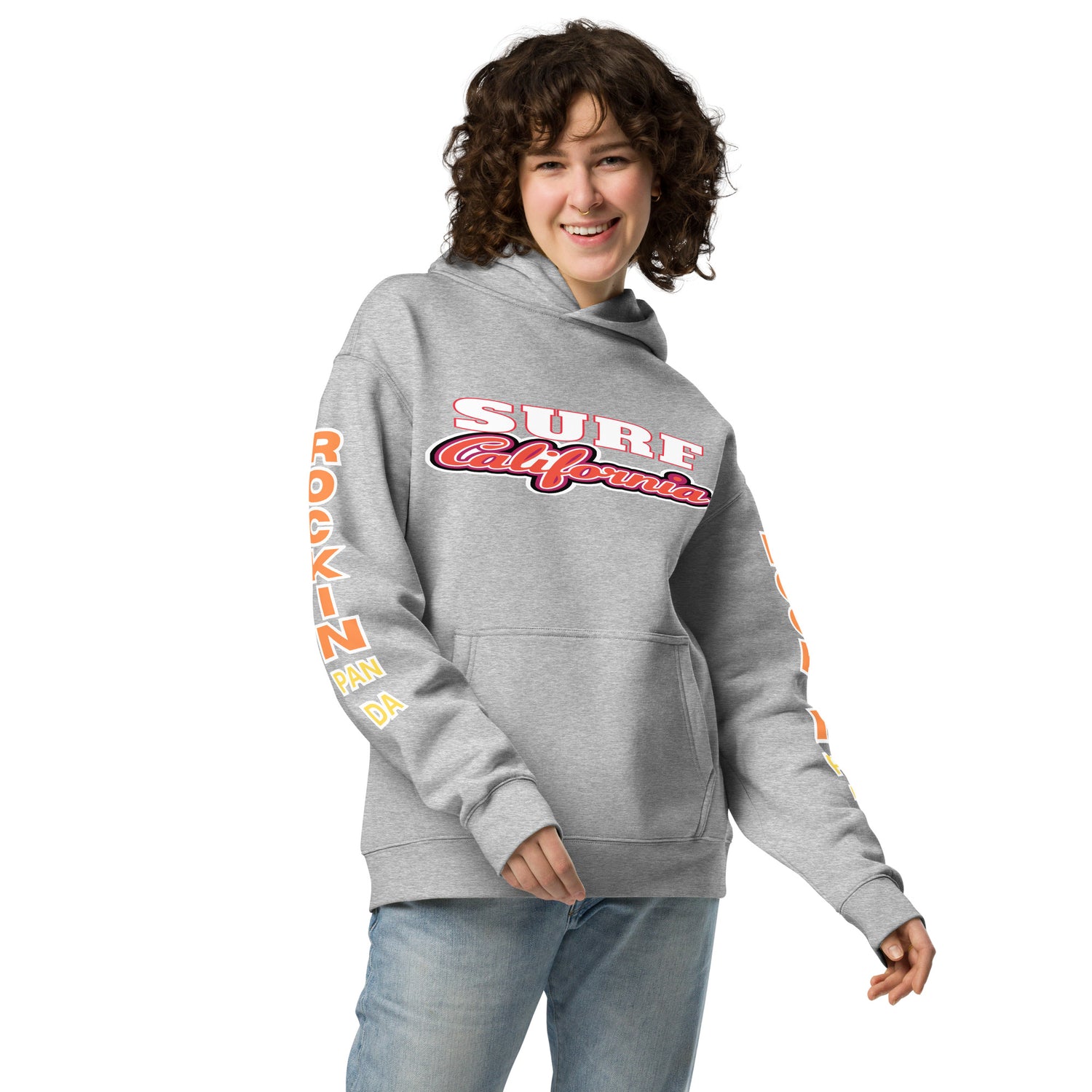 Surf California - Save the Beaches Oversized Unisex Hoodie