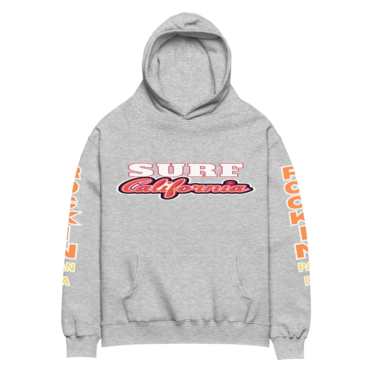 Surf California - Save the Beaches Oversized Unisex Hoodie