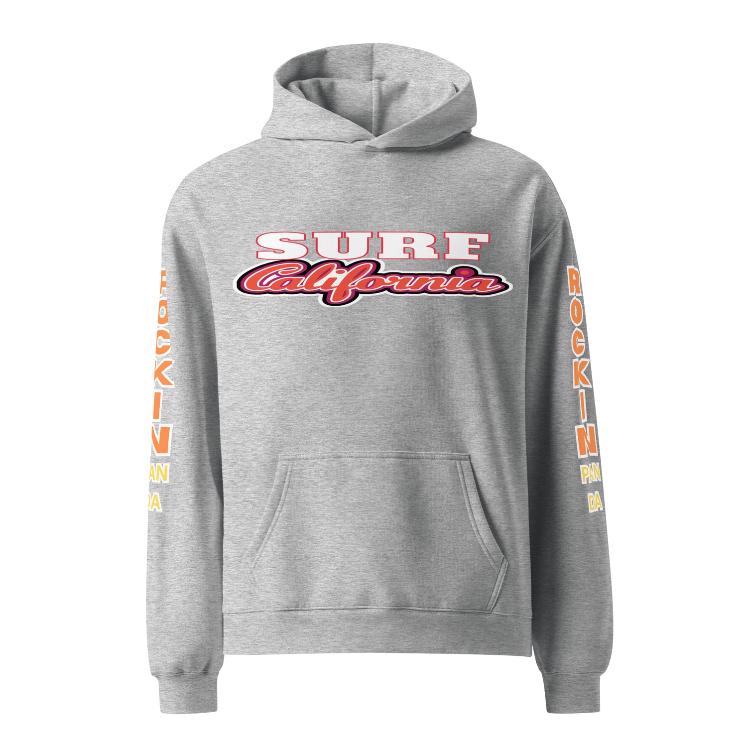 Surf California - Save the Beaches Oversized Unisex Hoodie