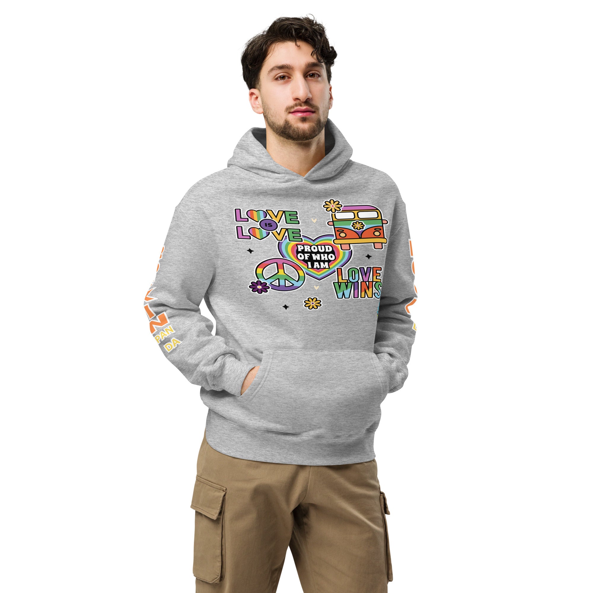 Born This Way Heavyweight Oversized Unisex Hoodie