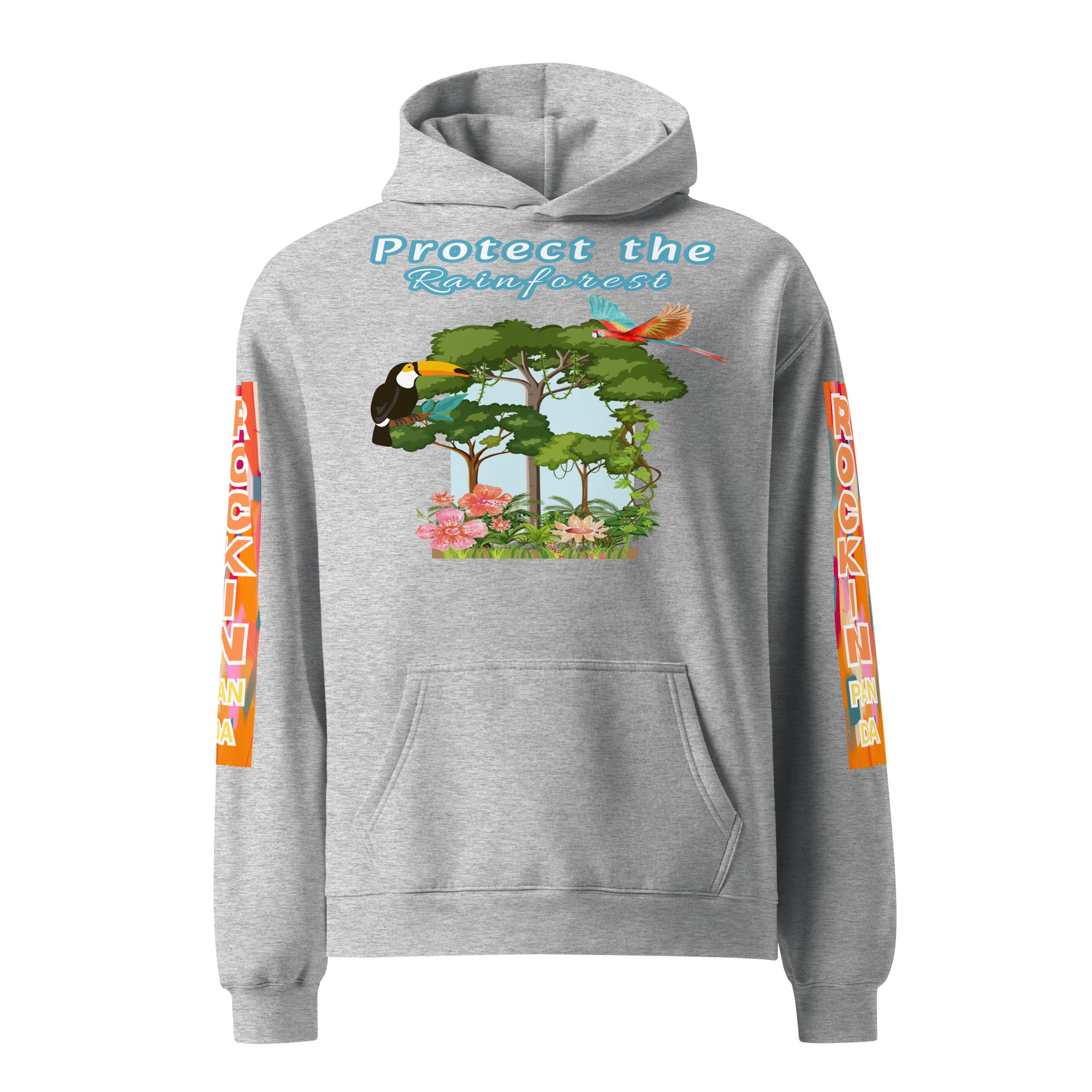 Protect the Rainforest Unisex Oversized Hoodie