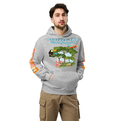 Protect the Rainforest Unisex Oversized Hoodie