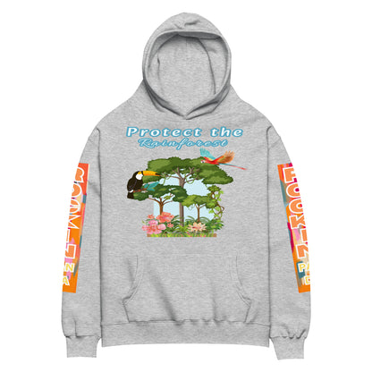 Protect the Rainforest Unisex Oversized Hoodie