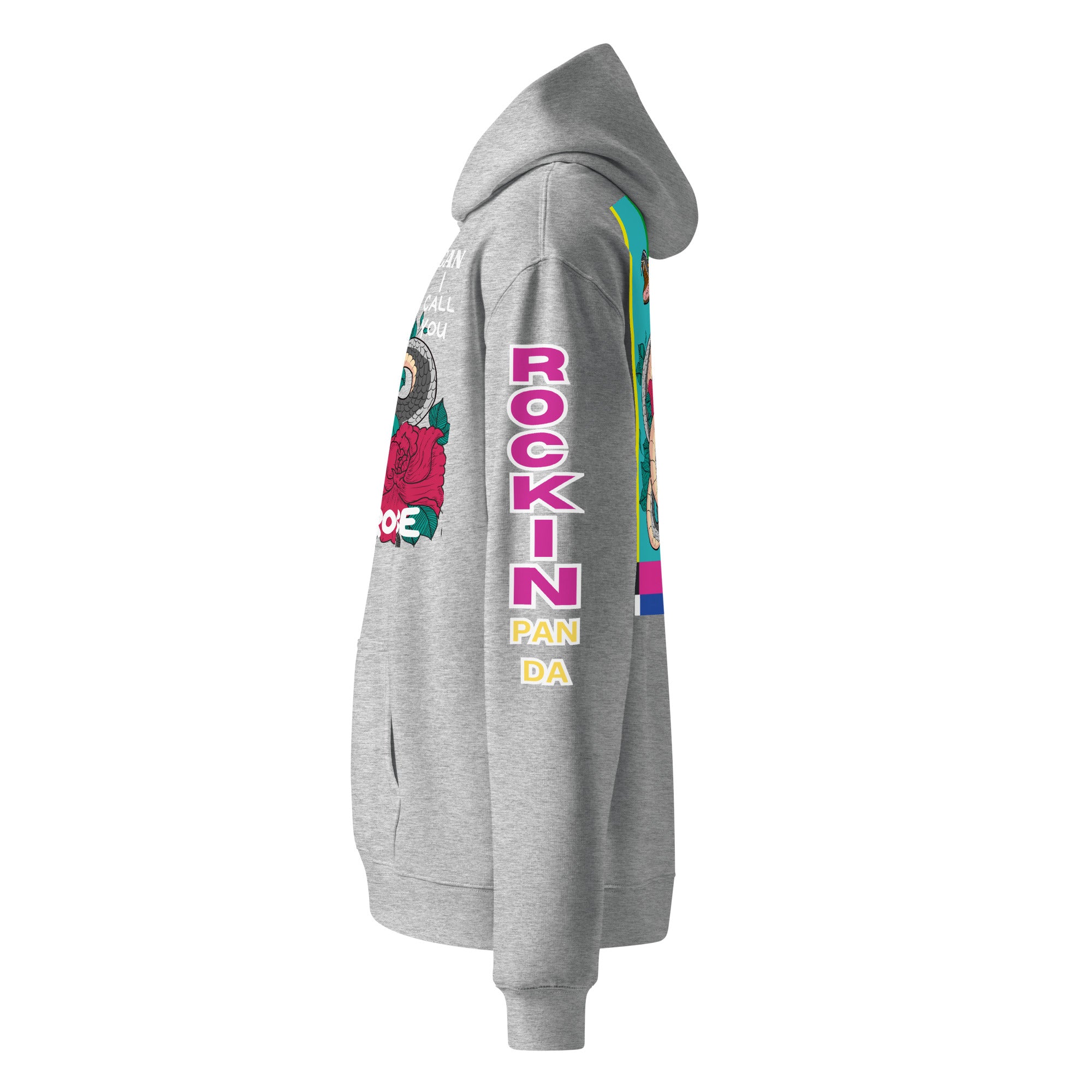 Deadly Sweet Snake Bite Floral Heavyweight Unisex Oversized Hoodie