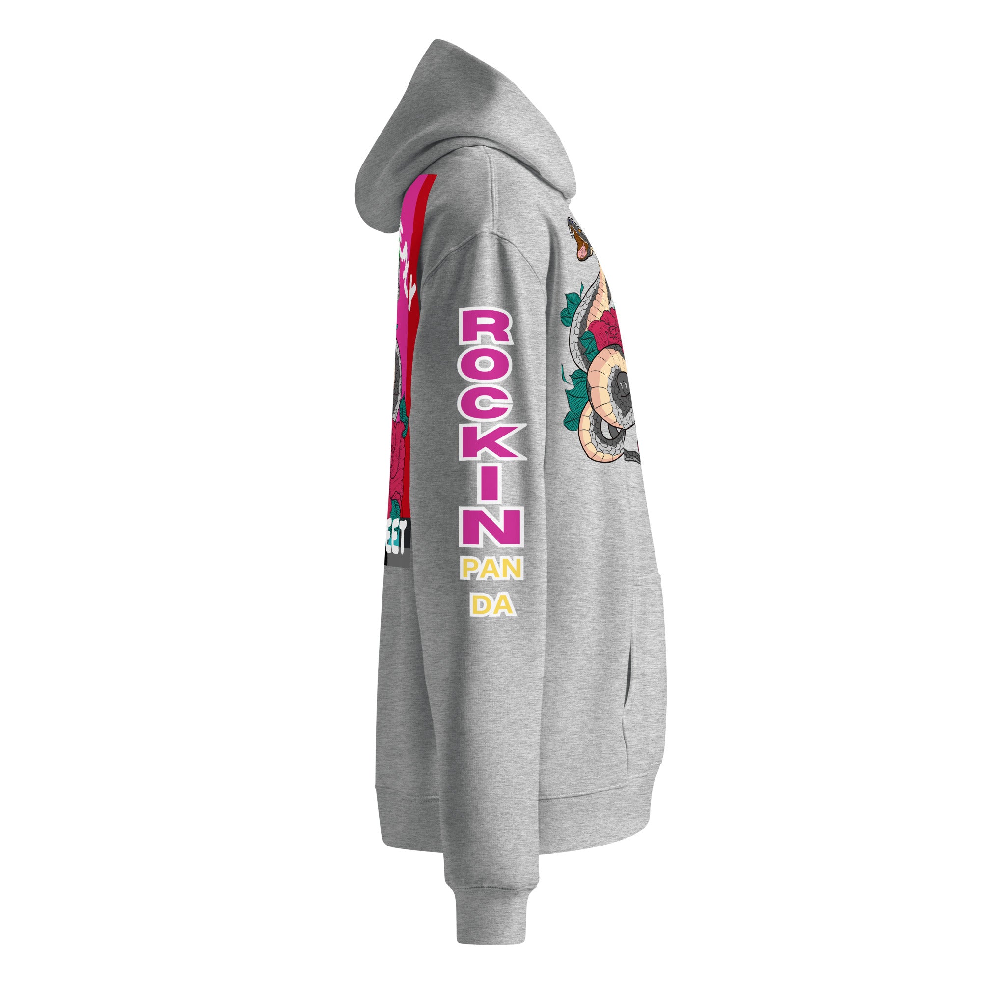 Deadly Sweet Snake Bite Floral Heavyweight Unisex Oversized Hoodie