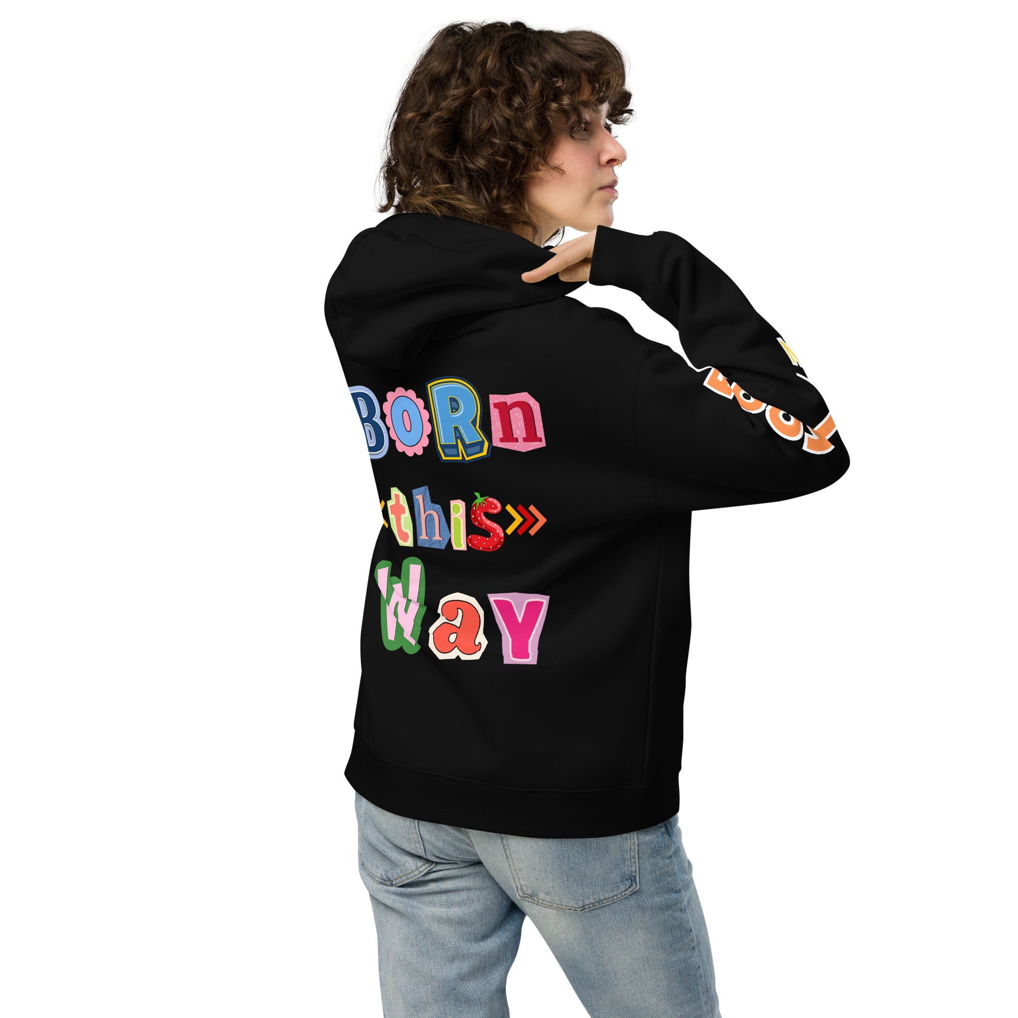 Born This Way Heavyweight Oversized Unisex Hoodie