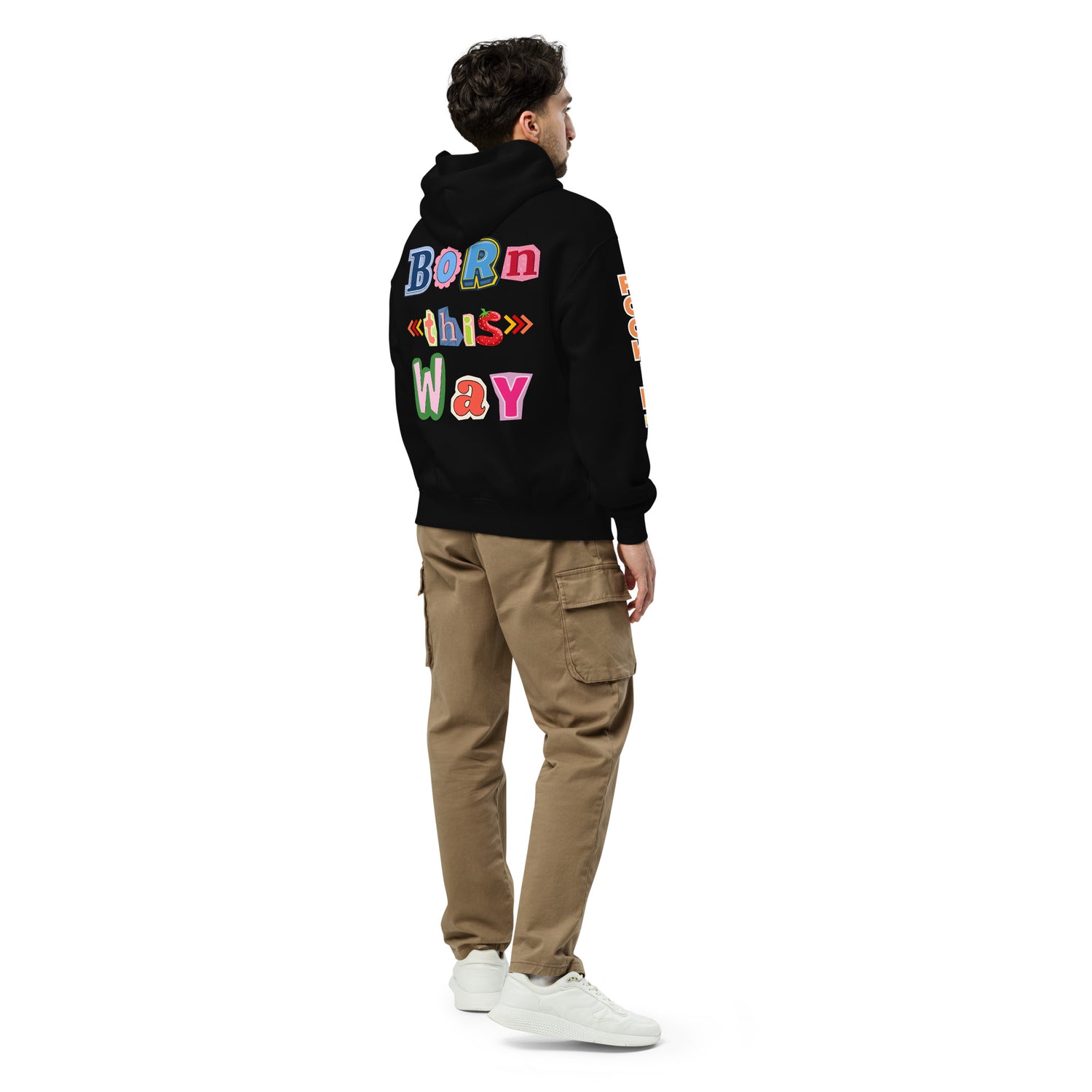 Born This Way Heavyweight Oversized Unisex Hoodie