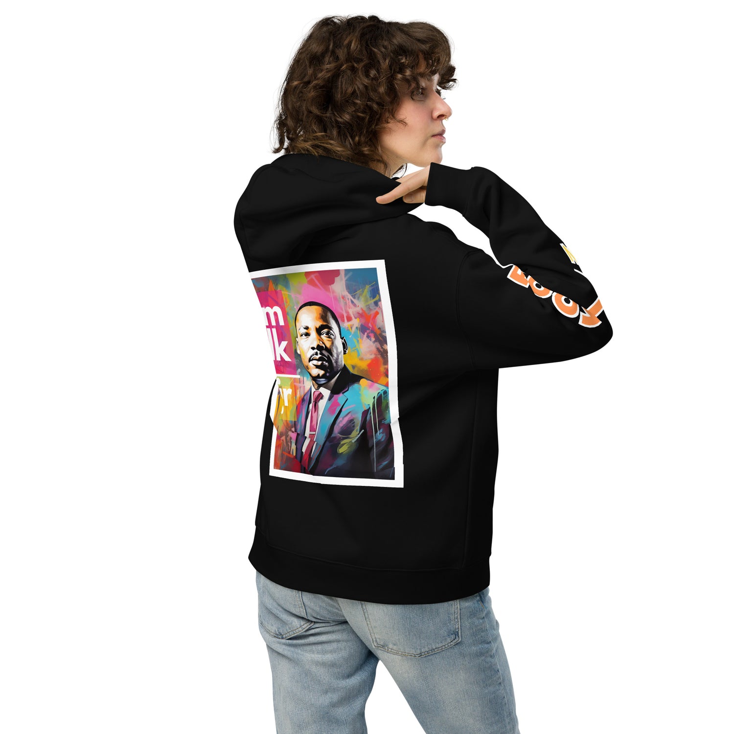 MLK Atlanta Cityscape Unisex Oversized Hoodie