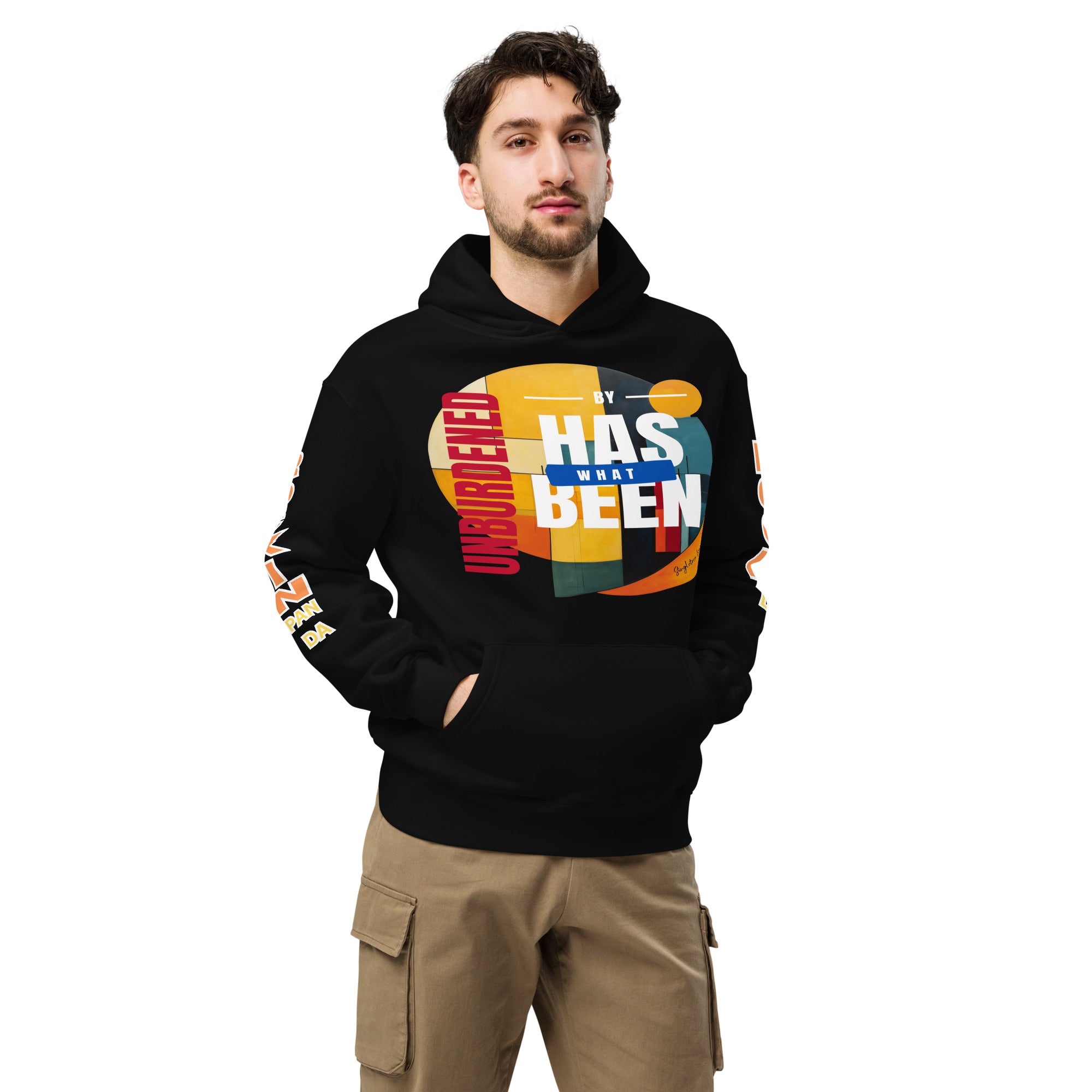 Unburdened by What Has Been Unisex Oversized Hoodie