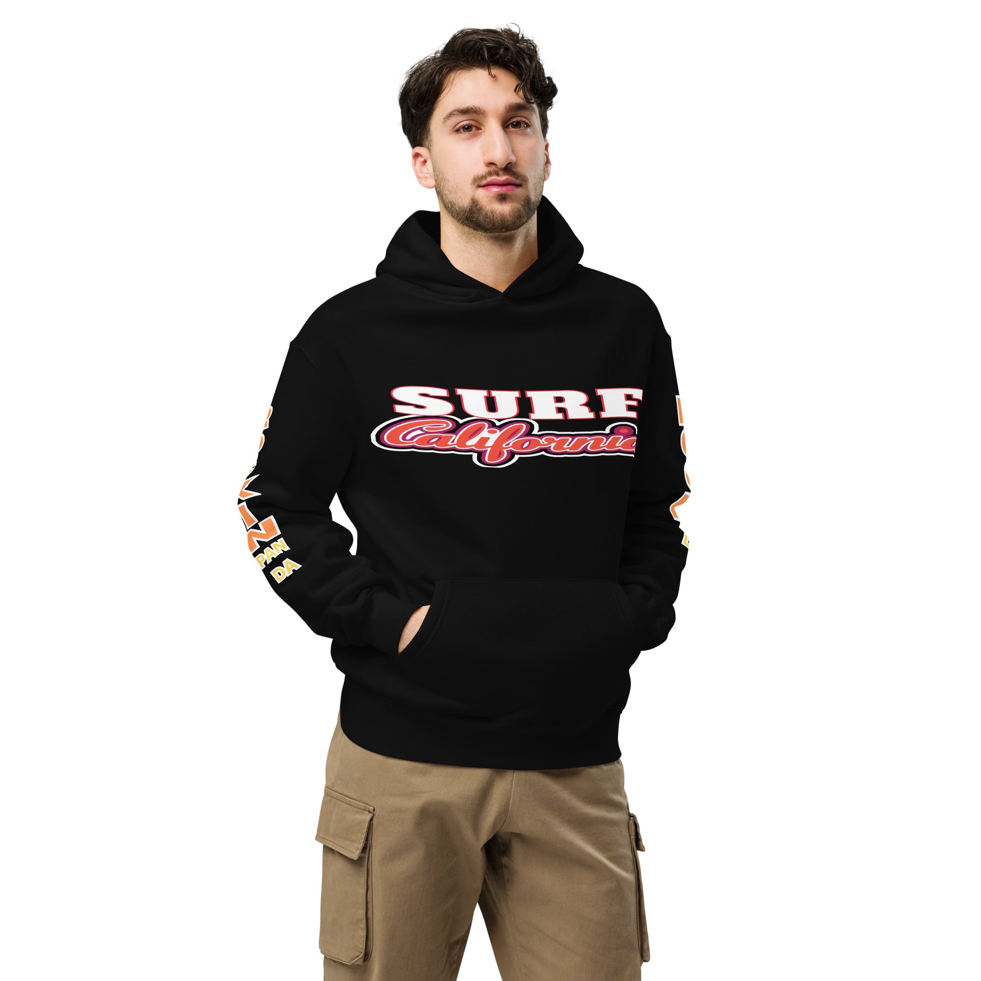 Surf California - Save the Beaches Oversized Unisex Hoodie