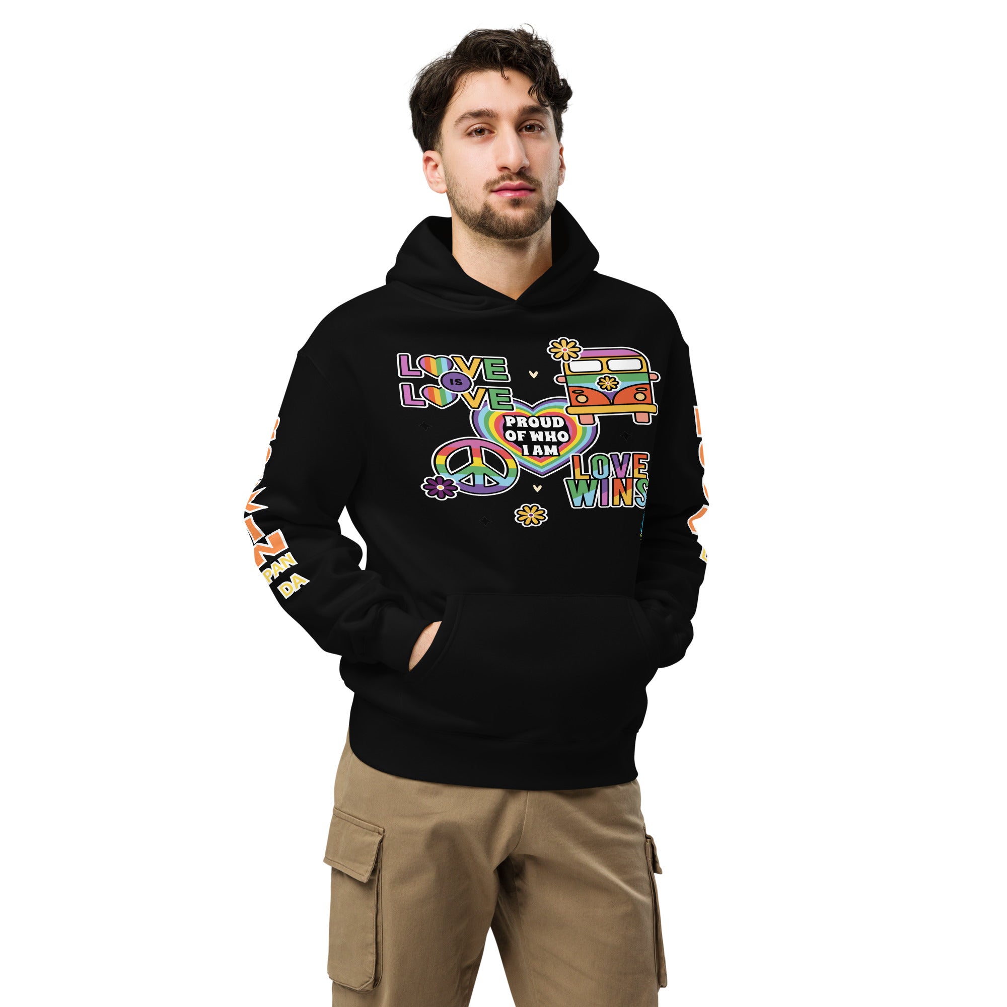 Born This Way Heavyweight Oversized Unisex Hoodie