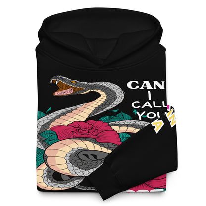 Deadly Sweet Snake Bite Floral Heavyweight Unisex Oversized Hoodie