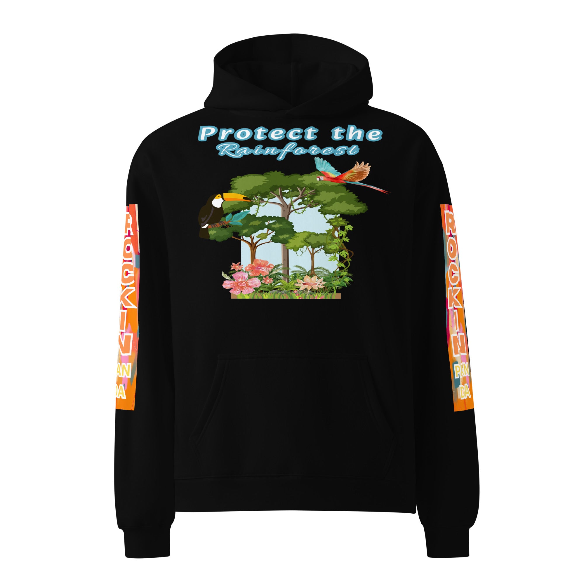 Protect the Rainforest Unisex Oversized Hoodie