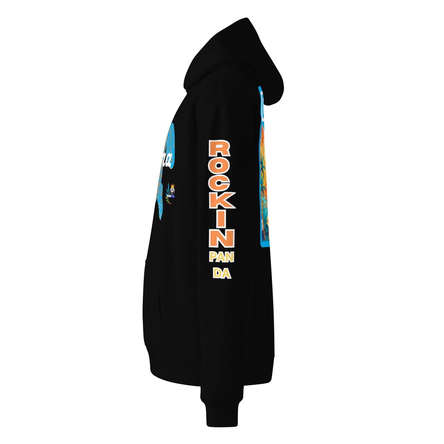 Free Lahaina Tribal Art Oversized Unisex Hoodie